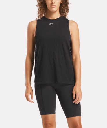 Women's Burnout Muscle Tank Top