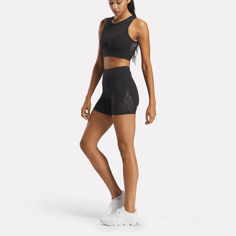 Women's Mesh High-Rise Bike Shorts 5" - Image 2