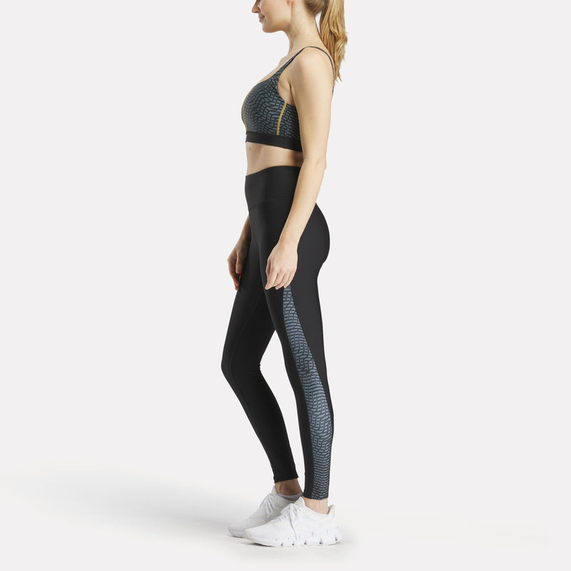 Women's Hype Pack Blocked Allover Print Bralette - Image 2