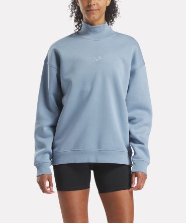 Women's Longline Roll Neck Sweatshirt