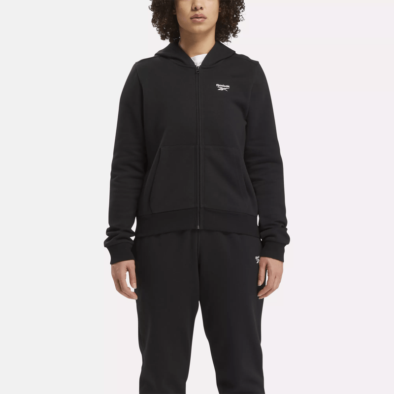 Women's Reebok Identity Small Logo Fleece Full-Zip Hoodie