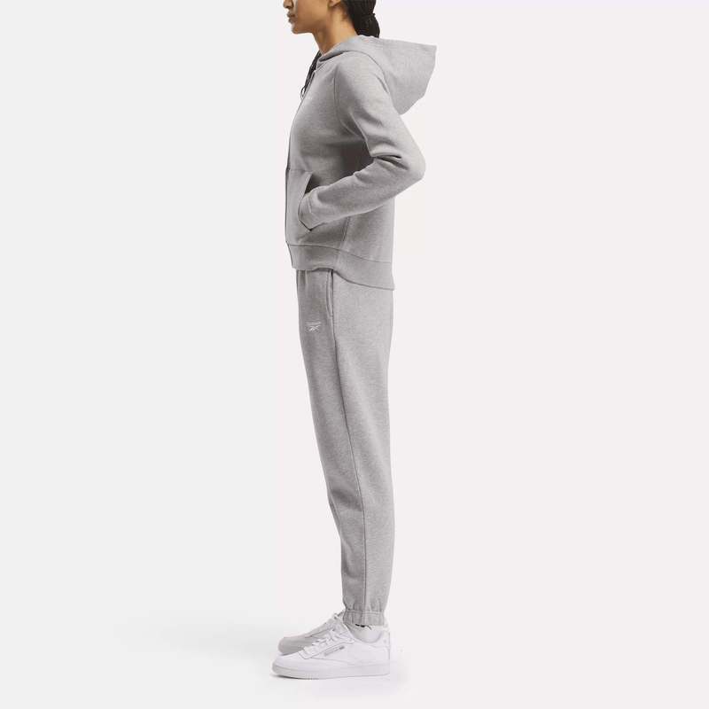 Women's Reebok Identity Small Logo Fleece Full-Zip Hoodie - Image 2