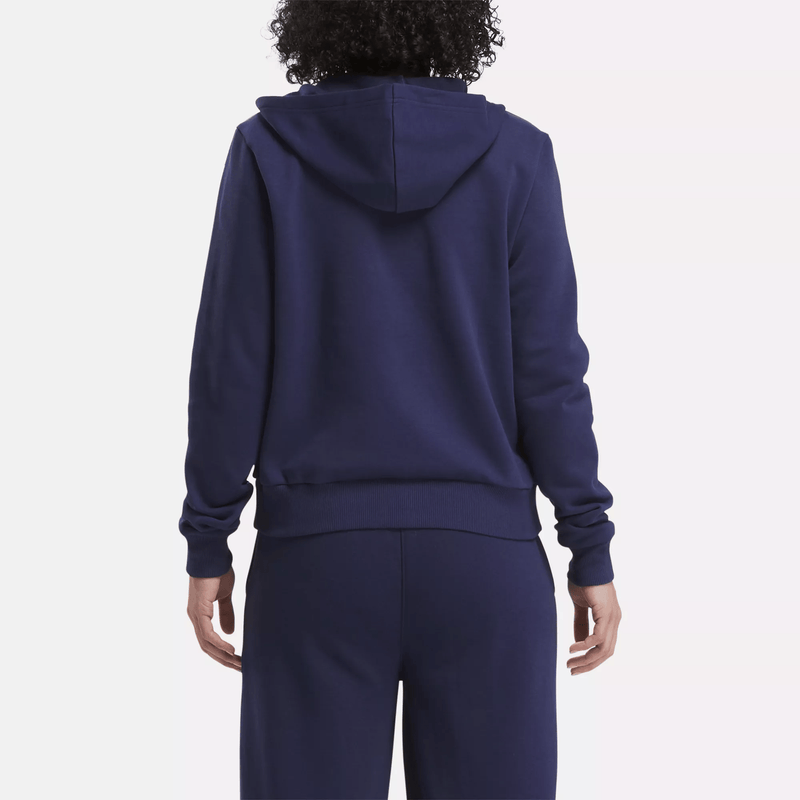 Women's Reebok Identity Small Logo Fleece Full-Zip Hoodie - Image 3