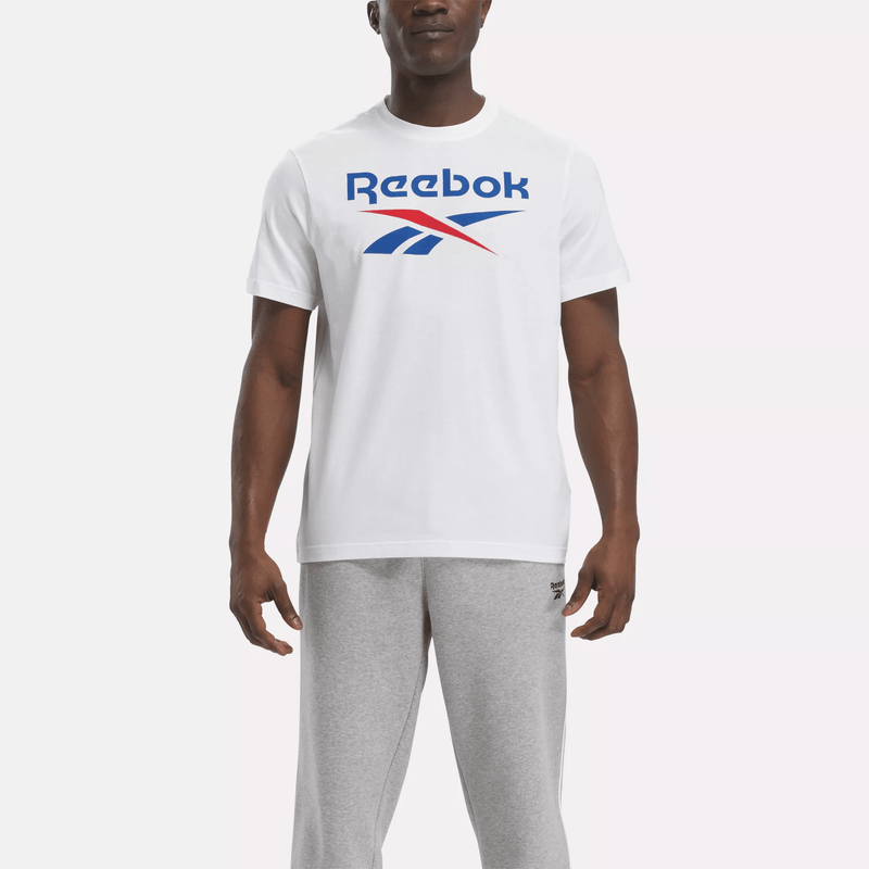 Men's Reebok Identity Big Stacked Logo T-Shirt